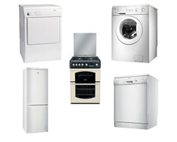 White goods collage